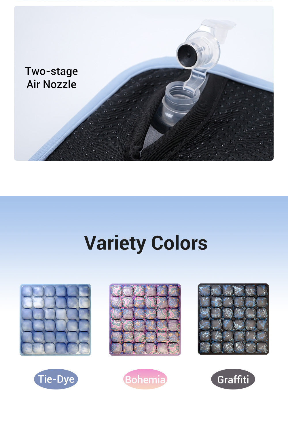 1pc 3D Pressure Relief Air Cushion