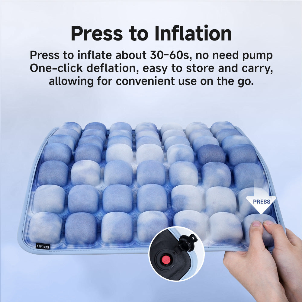 49 Airbag inflatable cushion with dyeing effect