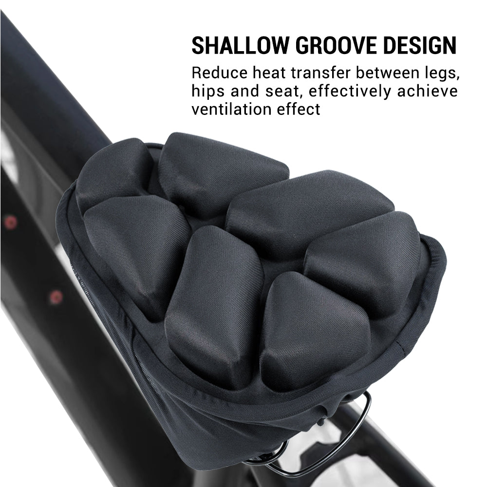 Bicycle inflatable seat cushion