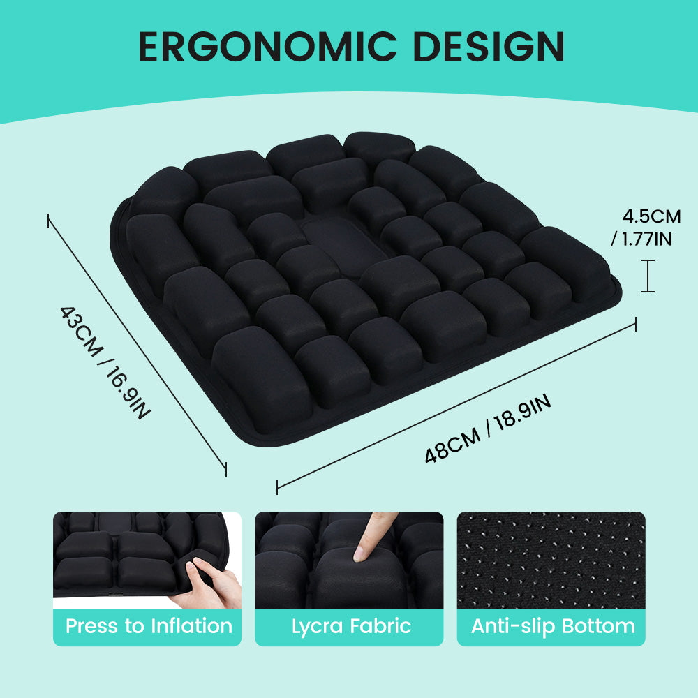 Anti-decubitus inflatable cushion