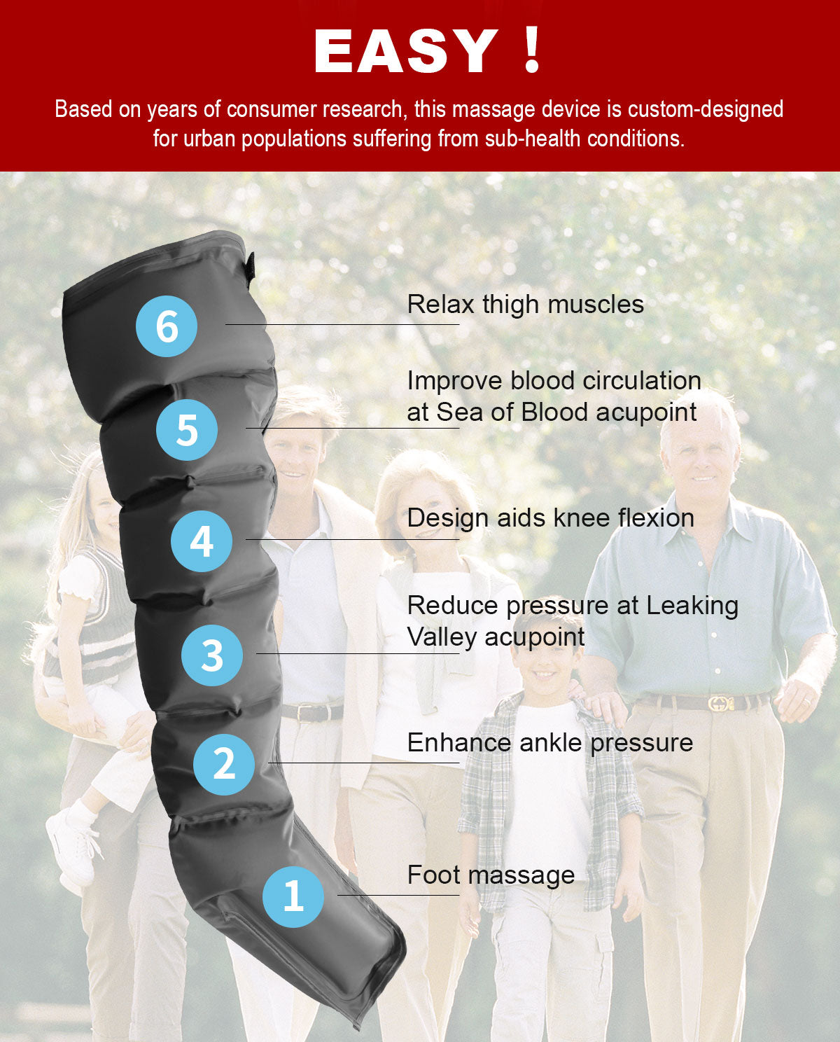 Air Wave Leg Massager