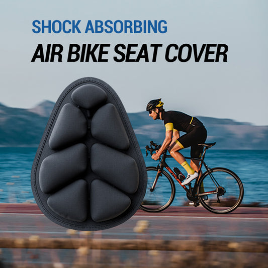 Bicycle inflatable seat cushion