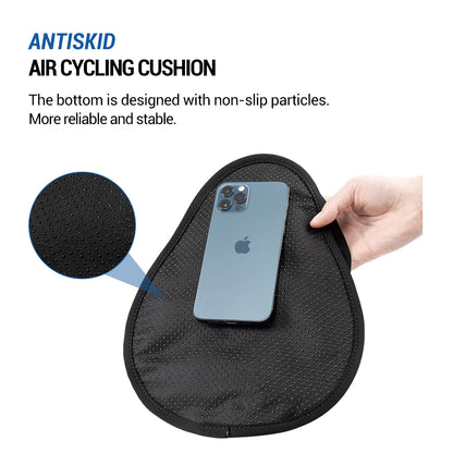 Bicycle inflatable seat cushion