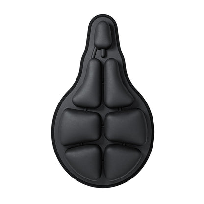 Bicycle inflatable seat cushion