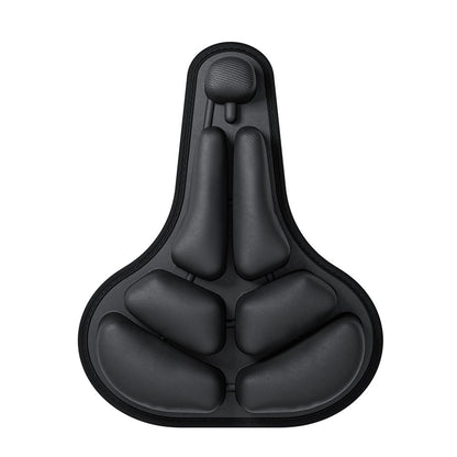 Bicycle inflatable seat cushion