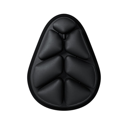 Bicycle inflatable seat cushion