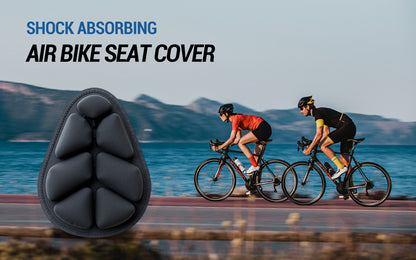Bicycle inflatable seat cushion