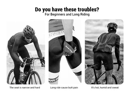 Bicycle inflatable seat cushion