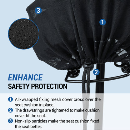 Bicycle inflatable seat cushion