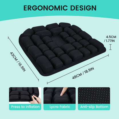 Anti-decubitus inflatable cushion