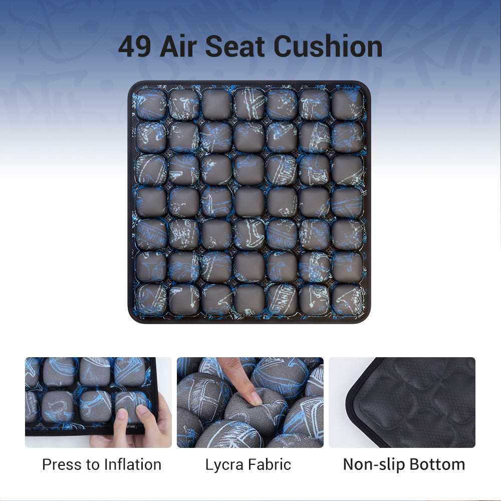 49 Airbag inflatable cushion with dyeing effect