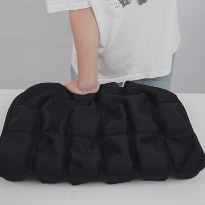 Double-sided inflatable cushion
